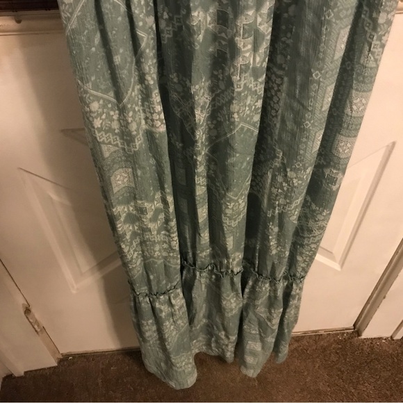 NWT Sage patchwork maxi babydoll dress - Picture 5 of 6